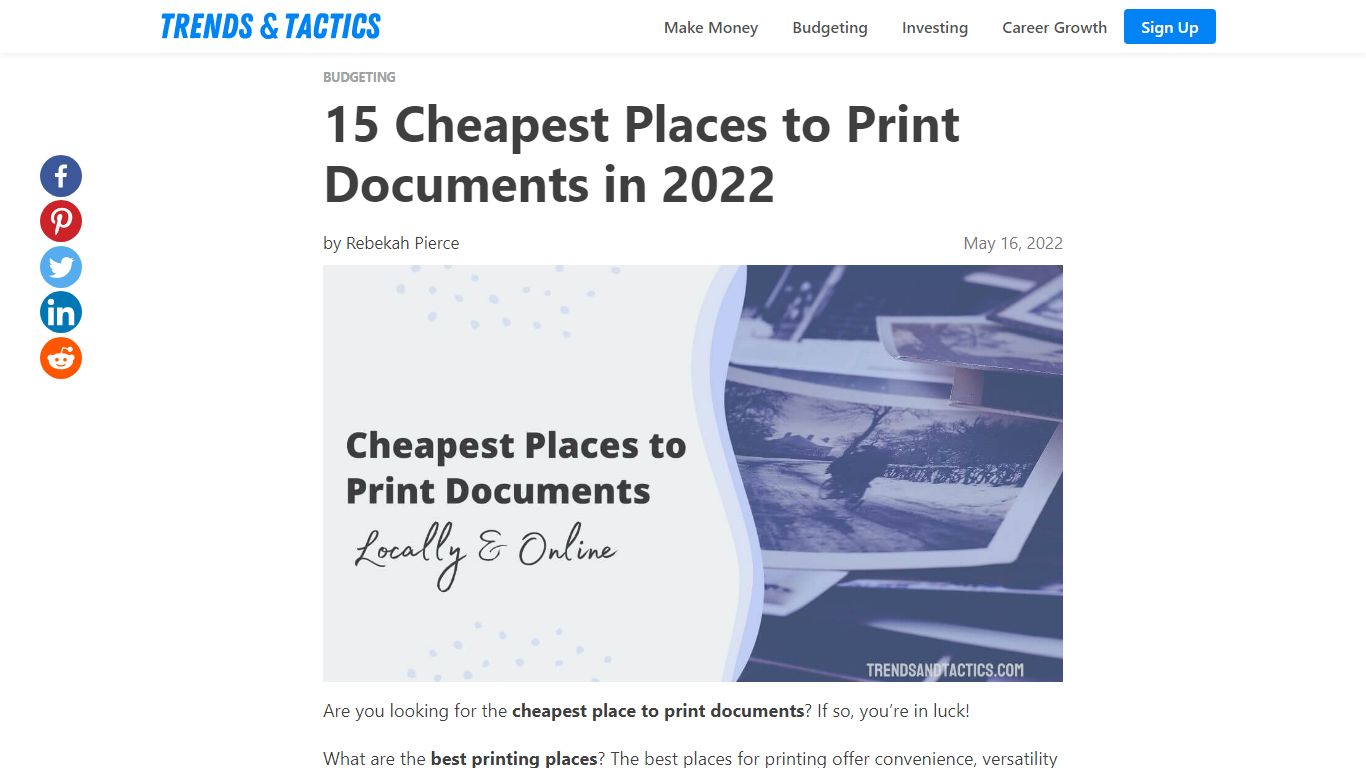 15 Cheapest Places to Print Documents in 2022 - Trends and Tactics